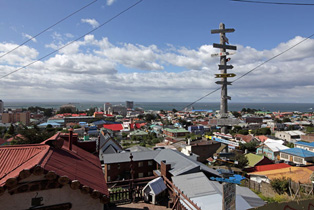 Blick über Punta Arenas