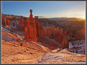 Winter am Bryce Canyon