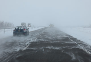 Stra&szlig;e im Torres del Paine N.P.