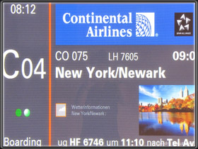 Flug CO75 nach Newark