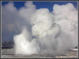 Fountain Geyser in Aktion